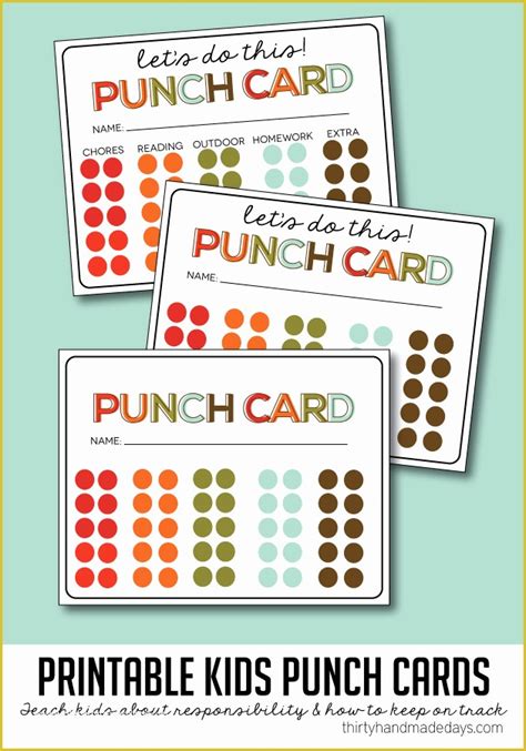 Free Punch Card Template or Design Of 14 Restaurant Punch Card Designs ...