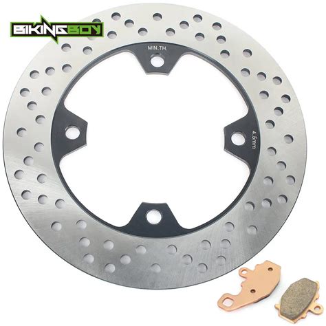 BIKINGBOY Rear Brake Disc Rotor Disk Pads Ninja ZX6R ZX6RR ZX9R 98 03