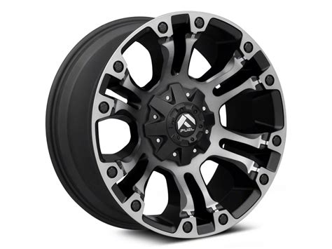 Fuel Wheels Toyota 4 Runner Vapor Matte Black With Gray Tint 6 Lug