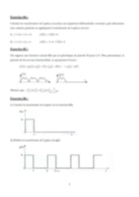 SOLUTION Td4 Transformee De Laplace Studypool