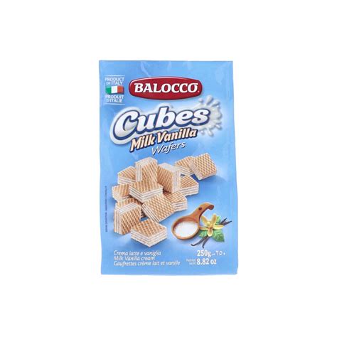 Balocco Cubes Milk Vanilla Wafers 250g Springs Stores Pvt Ltd