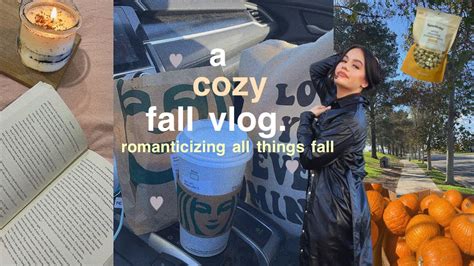 A Cozy Fall Vlog Romanticizing Fall Coffee Shops Target Run