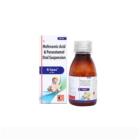 Pc 250m Mefenamic Acid And Paracetamol Pediatric Oral Suspension At