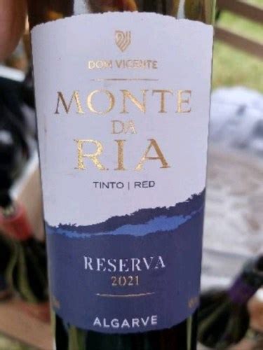 Dom Vicente Monte Da Ria Reserva Tinto Vivino Us