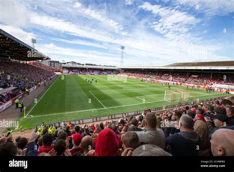 A General View Of Pittodrie Stadium Home Of Aberdeen Stock Photo Alamy