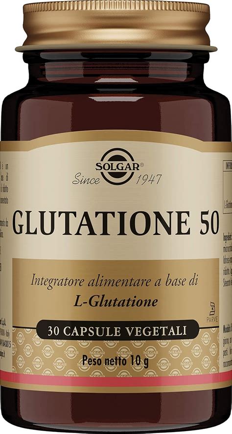 Solgar L Glutathione Reduced 50 Mg Vegetable Capsules Pack Of 30