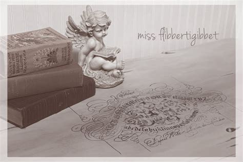 Calligraphy Desk Miss Flibbertigibbet