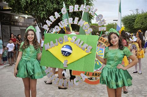 Em Major Sales A Independ Ncia Do Brasil Foi Comemorada Desfile