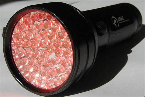 large red led torch npae precision astro engineering