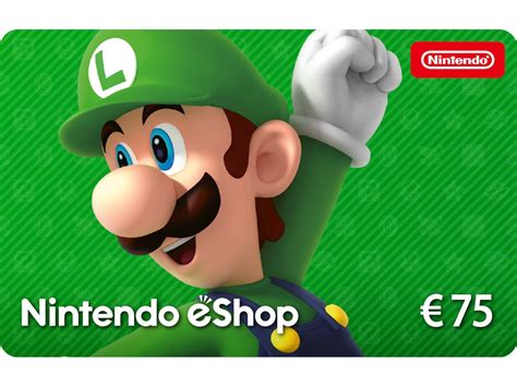 Código digital para fundos da Nintendo eShop 75 euros Worten pt