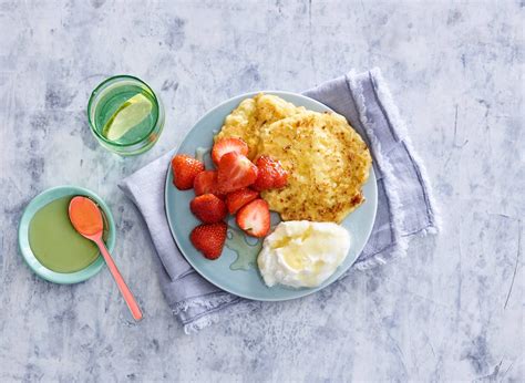 Pannenkoeken van Hüttenkäse recept Allerhande Albert Heijn