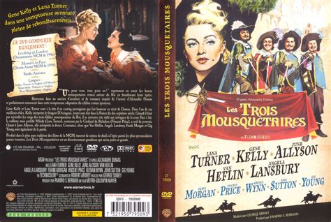 Jaquette Dvd Les Trois Mousquetaires Gene Kelly Lana Turner