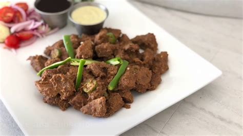 Beef Tikka Boti Recipe Delicious Pan Cooked Tikka Bites Youtube