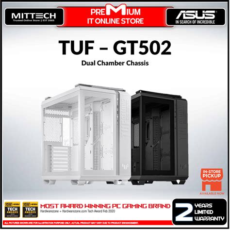 Asus TUF GAMING GT502 Dual Chamber Chassis Panoramic View Front