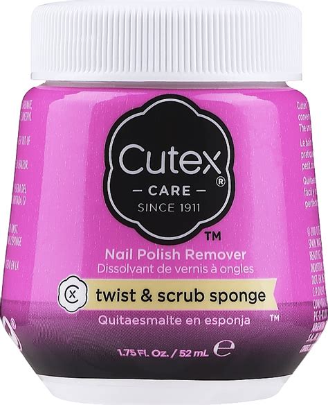 Cutex Twist Scrub Sponge Nail Polish Remover Quitaesmalte Con