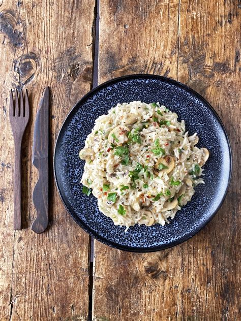 Cheat S Creamy Mushroom Risotto Ainsley Harriott