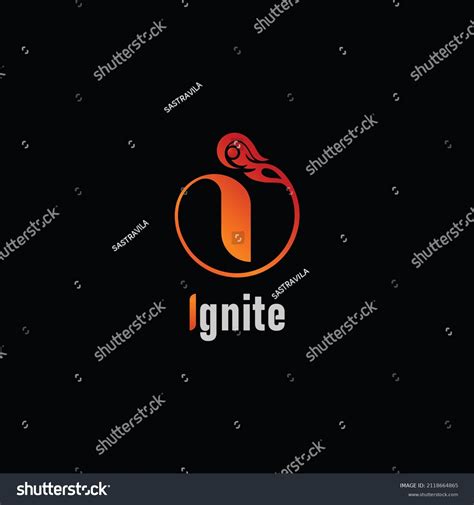 Ignite Logo Design Simple Modern Logo Stock Vector Royalty Free