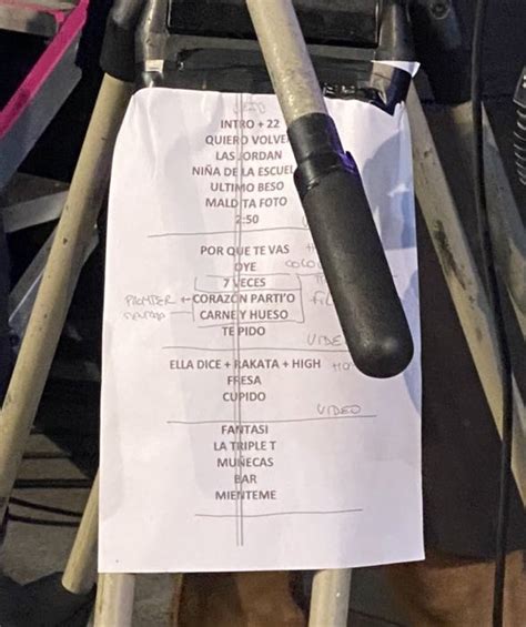 Tini Data On Twitter Setlist De Tini Para Su Show De Esta Noche En