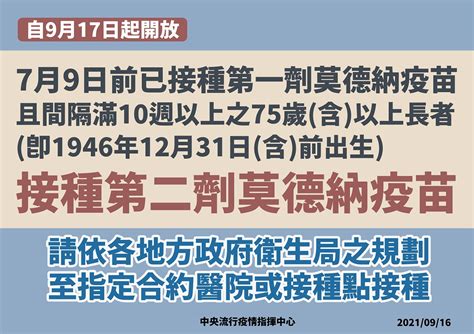 疫苗來了！ 108萬劑莫德納將抵台 917起開始75歲以上接種第二劑 社福 太報 Taisounds