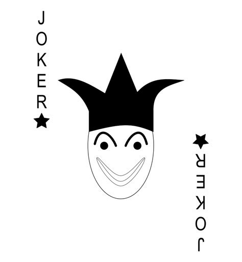 Free Joker Clipart Black And White Download Free Joker Clipart Black