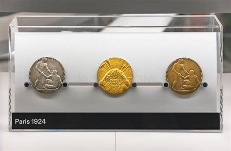 Goldsilver And Bronze Medals Of Paris 1924 Summer Olympics Games