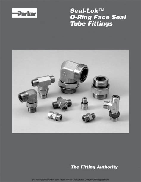 PDF Parker Seal Lok O Ring Face Seal Fittings ValinOnline