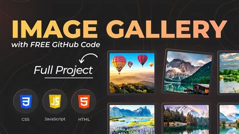 How To Create Image Gallery Using Html Css And Javascript Frontend