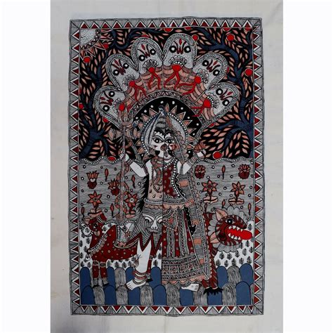 Madhubani Painting Wall Hanging Art Home