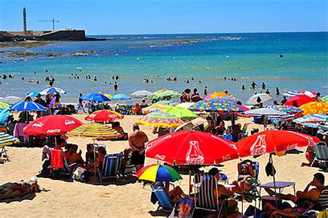 La Plage De Cadix Plages Mer C Diz Cadix Costa De La Luz