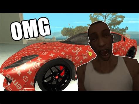 CJ SE COMPRA UN FERRARI Gta San Andreas Loquendo YouTube