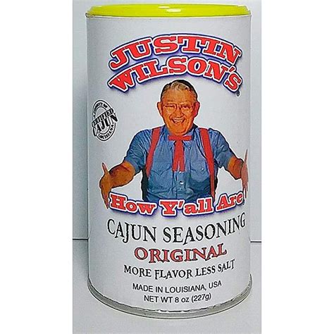 Justin Wilson's Cajun Seasoning 8 oz.