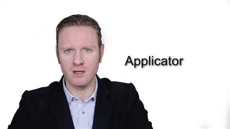 Applicator - Meaning | Pronunciation || Word Wor(l)d - Audio Video ...