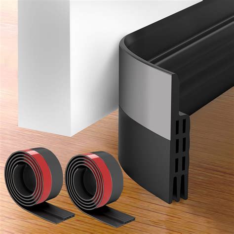 Grotheory 2 Door Draft Stopper Under Door Draft Blocker Soundproof Door Sweep Weather