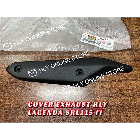 Cover Ekzos Muffler Protector Cover Exhaust Yamaha Lagenda Srl 115 Fi Original Hly Shopee Malaysia