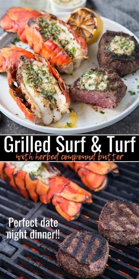 Surf And Turf On The Grill With Herb Compound Butter Tannins