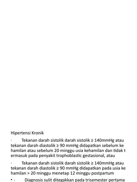 Klasifikasi Hipertensi Pada Kehamilan Pdf