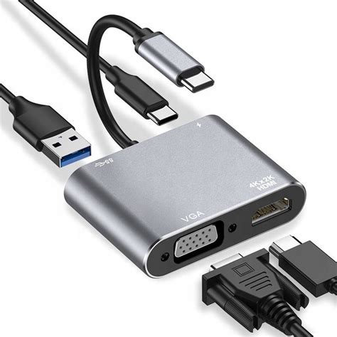 Hub Usb C Adapter Hdmi K Vga Usb Pd Sklep Opinie Cena W Allegro Pl