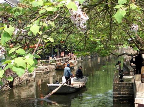 China Shanghai Venice Of The East Zhouzhuang Water Village On The