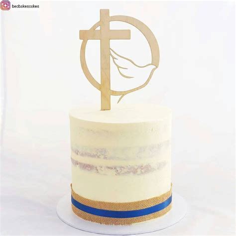 Personalized Cake Topper Dove Stylish Individual And Multicolored