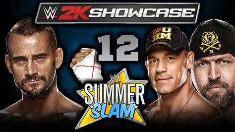 Wwe K Cm Punk Vs John Cena Vs Big Show Summerslam K Showcase