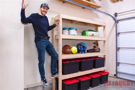 How To Build Garage Shelves