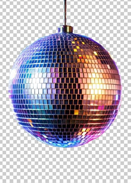 Premium PSD Disco Ball Isolated On Transparent Background