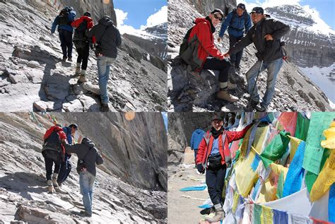 22 Jerome Ryan Being Helped Up The Last Steep Section To The 13 Golden