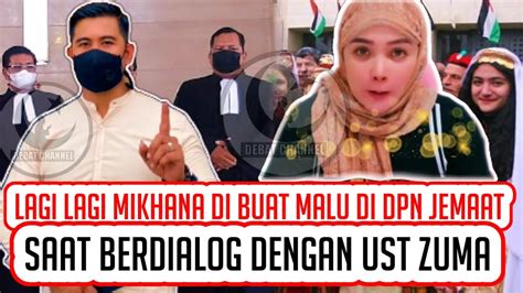 SIAP BANJIRR MUALAF MIKHANA DI BUAT MAL U DEPAN JEMAAT SAAT BERDIALOG