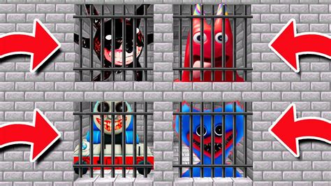 Minecraft PE DO NOT CHOOSE THE WRONG PRISON Huggy Wuggy Roblox