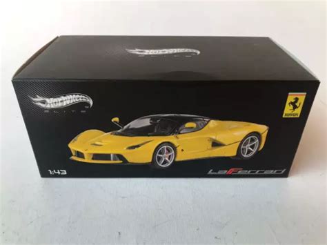 Hot Wheels Elite Ferrari Laferrari Jaune Bct Eur Picclick Fr