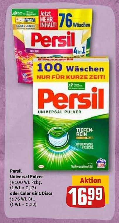 Persil Universal Pulver Oder Color 4in1 Discs Angebot Bei REWE Kaufpark