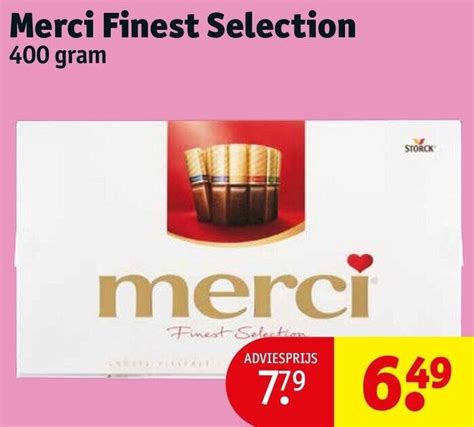 Merci Finest Selection 400 Gram Aanbieding Bij Kruidvat