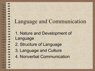 Language and communication | PPT