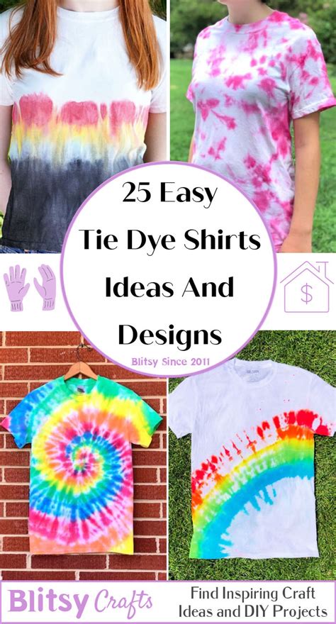 25 Tie Dye Shirt Patterns (How to Tie Dye a Shirt)